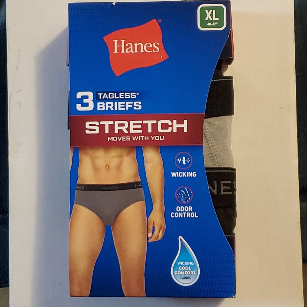 Hanes Briefs Mens Sizes S XL 2X 3X